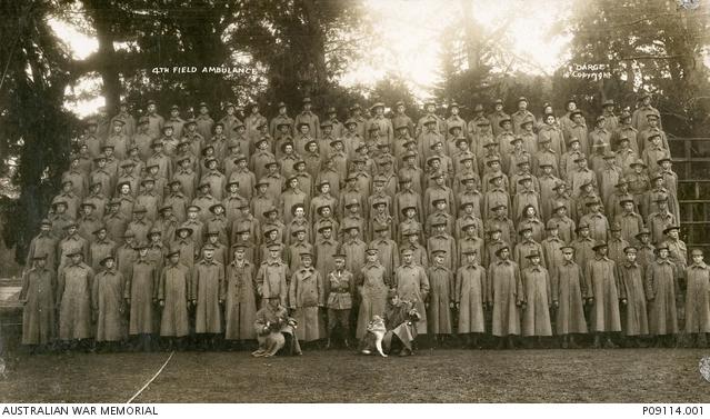 Group portrait of the 4th Field Ambulance