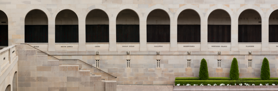 Memorial Commemorative Area walls