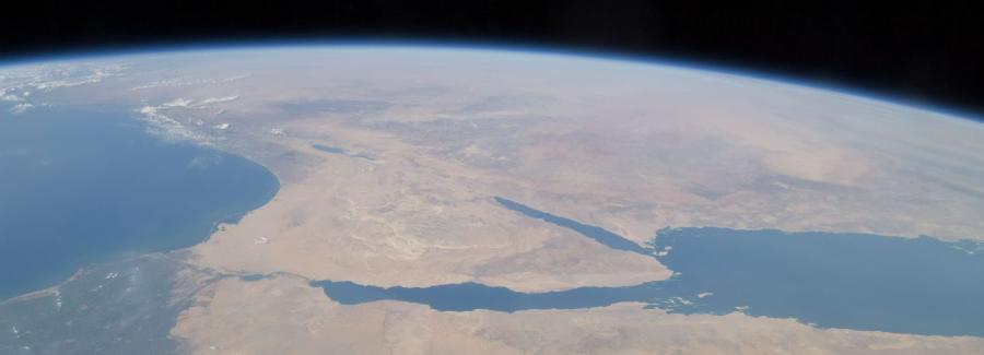 The Middle East as seen from space