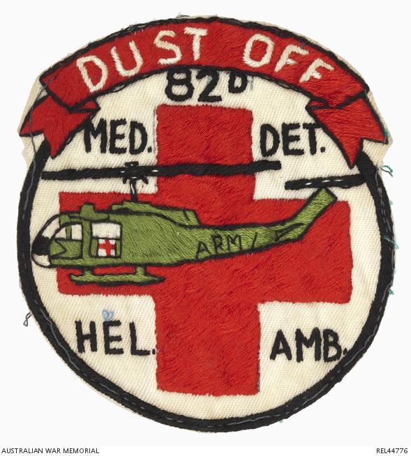 Patch of the 82nd Medical Detachment Helicopter Ambulance patch