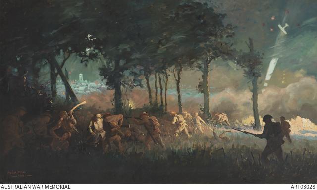 Will Longstaff, Night attack by the 13th Brigade on Villers-Bretonneux