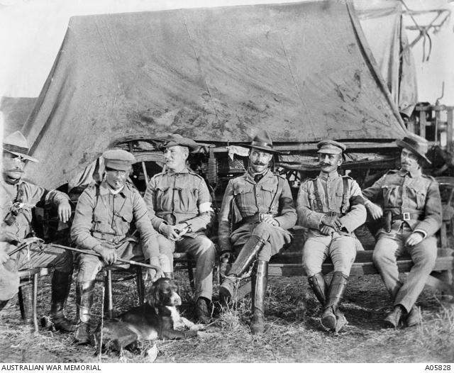 Carbineers some wearing mourning arm bands