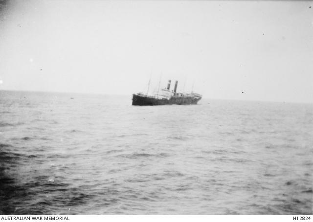 The Southland after it was torpedoed.