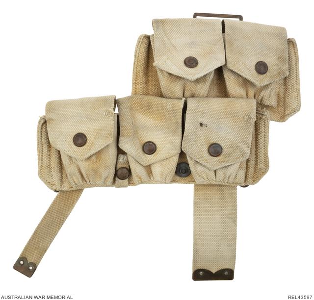 Frank McCristal’s Pattern 08 right ammunition pouches.