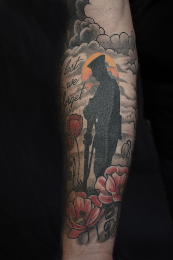 Llandudno tattooists ink lasting reminder of those who sacrificed their  lives for freedom  North Wales Live