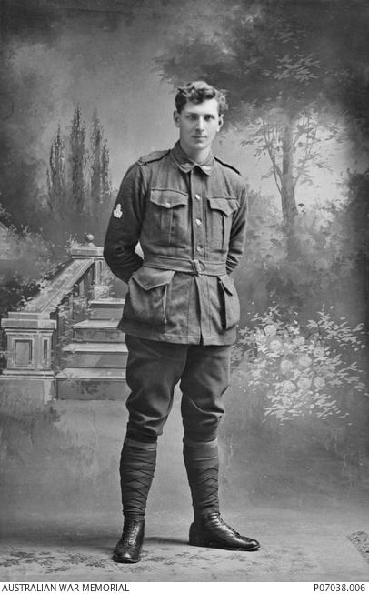 Studio portrait of Mervyn Napier Waller.