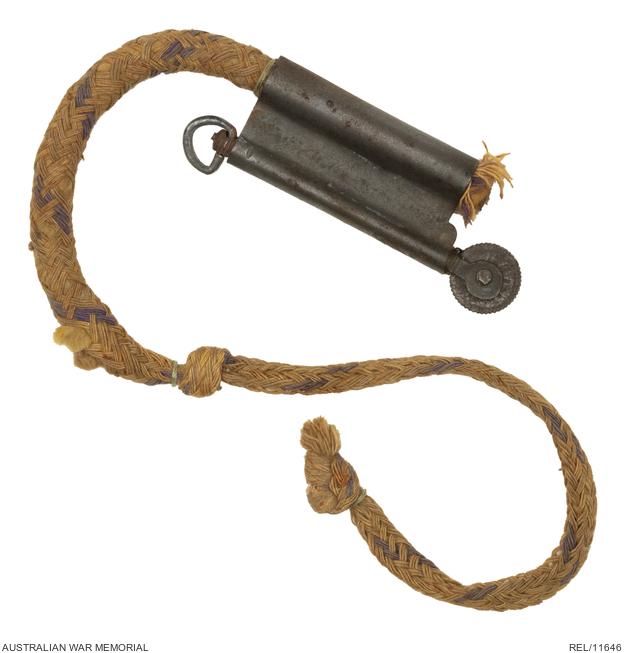 This lighter was given to Captain Bruce Brock by a local from Euboea Island after he had escaped the Greek mainland in April 1941.