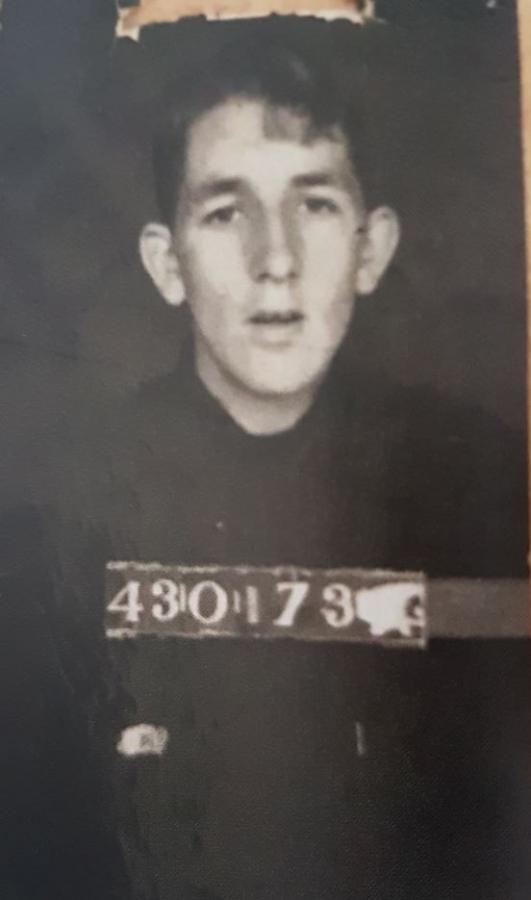 John Ireland just after he enlisted.