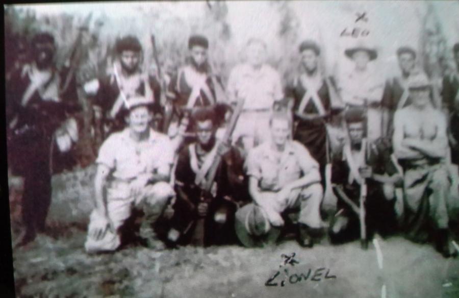 Leo and Lionel in New Guinea.