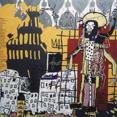 Notes to Basquait (Orange), Gordon Bennett