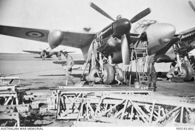 A Mosquito of No. 87 Squadron, 1950