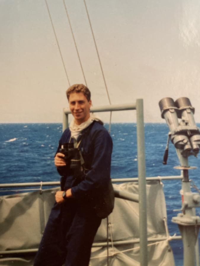 Jerry in Gulf, 1991