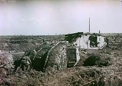 Damaged tanks and dead Australians