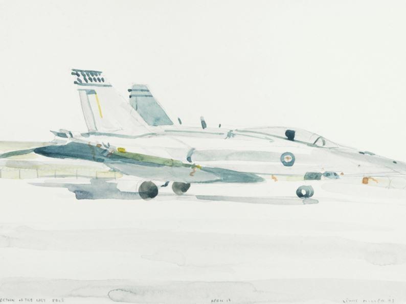 Lewis Miller, Return of the Last FA/18, 2003, watercolour and pencil on paper, ART92062