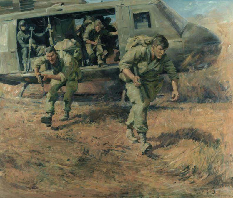 Ken McFadyen, Insertion, 1968, oil on hardboard, ART40741;