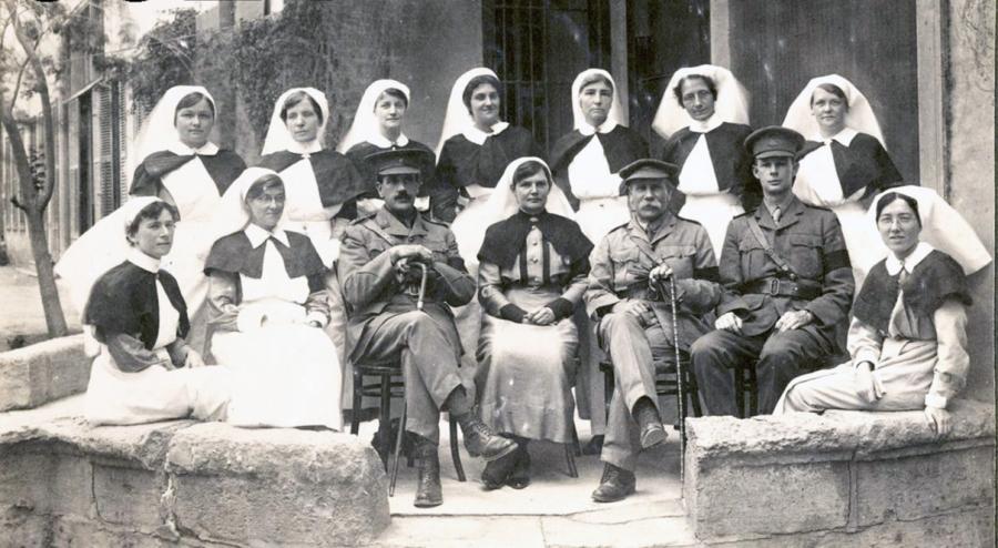 Queenslanders at the No. 3 Australian General Hospital in Egypt, 1916.