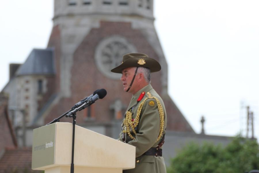 Colonel Scott Clingan, Fromelles, 2015 (photo Scott Clingan)