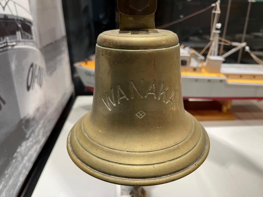 The Wanaka’s bell at RAAF Museum, Point Cook, Victoria. Photograph by Emily Constantine.