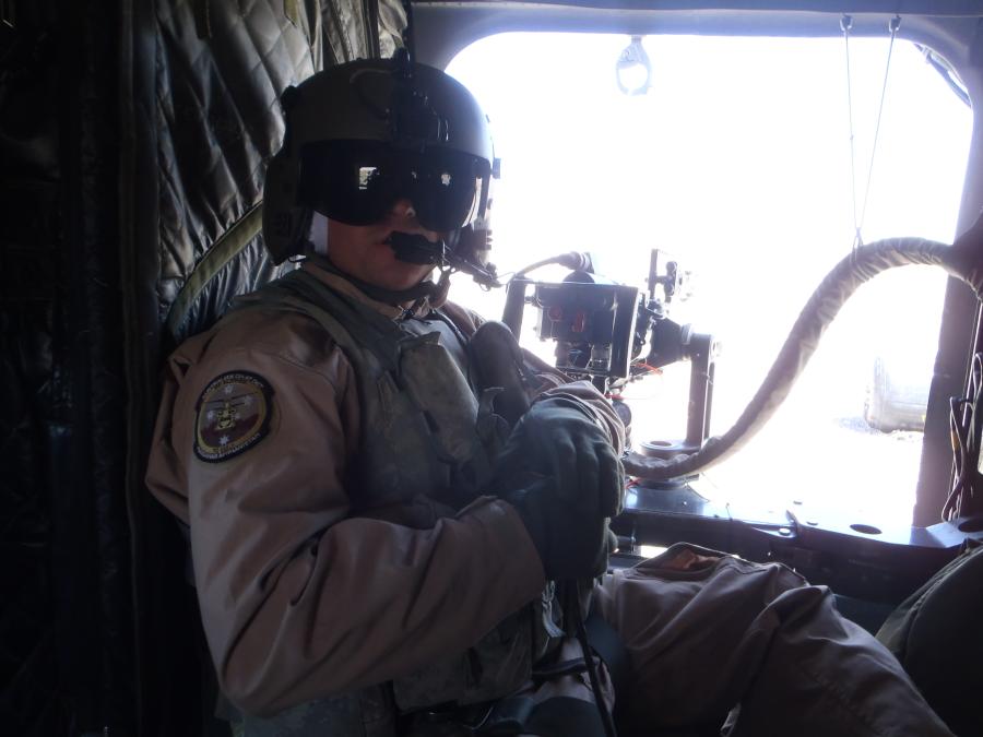 On the gun