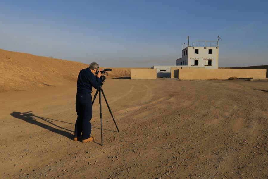 Susan Norrie in Iraq