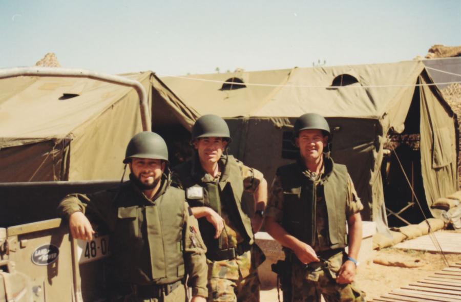 CAFS HQ Mogadishu 1993 PO Josh Tahn John Perryman CPO Jim Hill