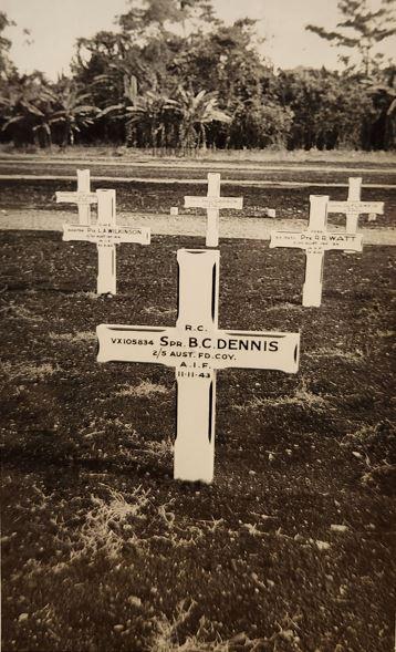 Bernard's grave.