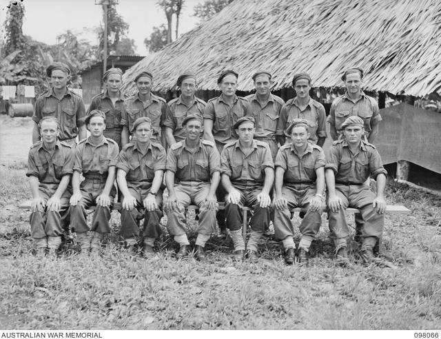 TOROKINA, BOUGAINVILLE, 1945-10-15. PERSONNEL OF 2/11 FIELD REGIMENT SIGNAL SECTION.