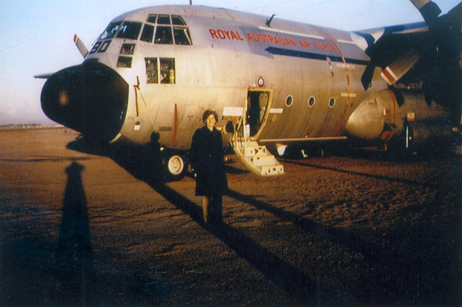 Blackstock and the Hercules in Bahrain