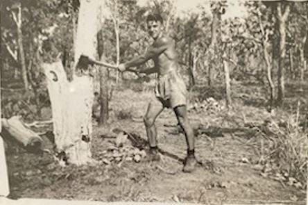 Chopping wood