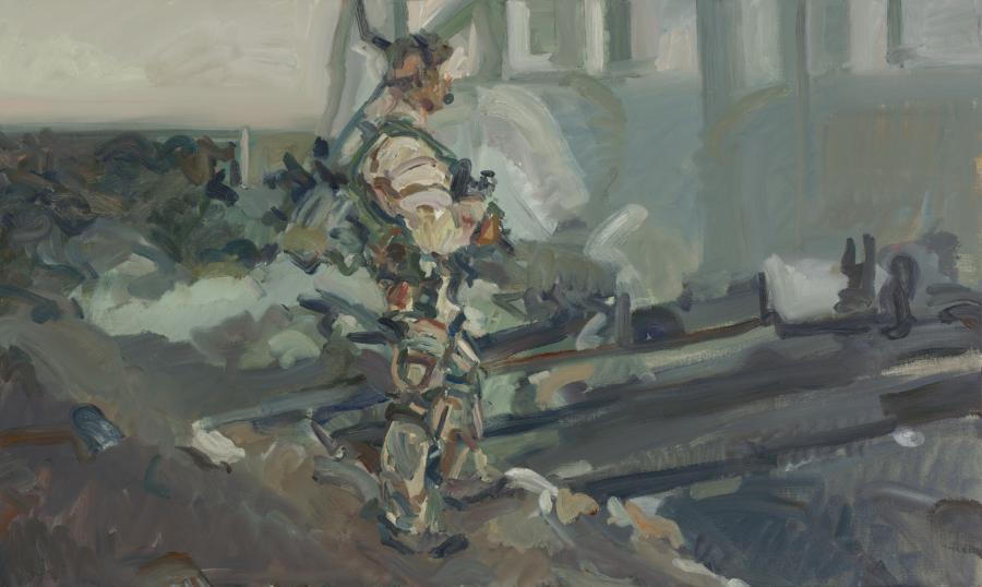 Clearing ordnance at Al Faw