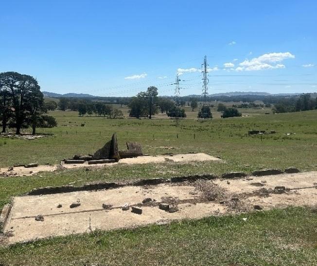 Remnants of B compound looking the other way
