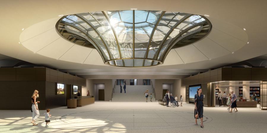 Computer render of the Oculus at Australian War Memorial