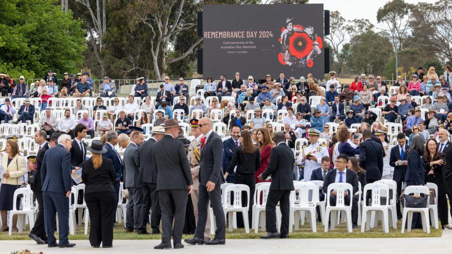 Remembrance Day National Ceremony 2024. AWM24.PR.123.016A9802
