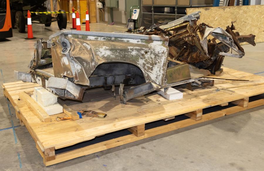 The Land Rover in which Australian Peacekeeper Sergeant Ian Ward was killed on 12 November 1974 has arrived at the Australian War Memorial.