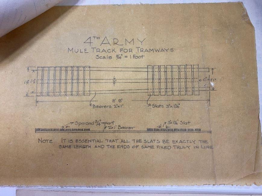 4th Army Mule track for Tramways, AWM255 [150]