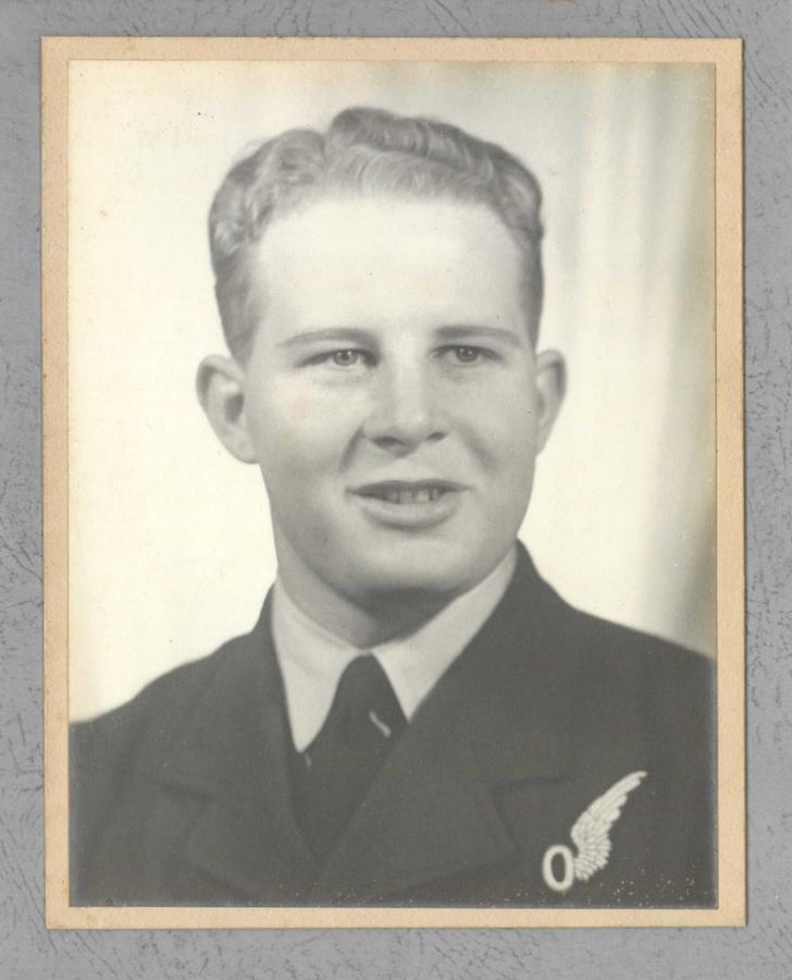 Portrait of Flying Officer Charles Edward Suffren