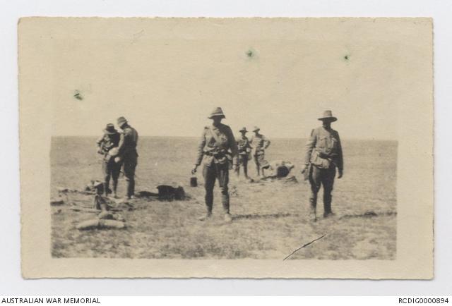 Scouting after the Turks Palestine 1917
