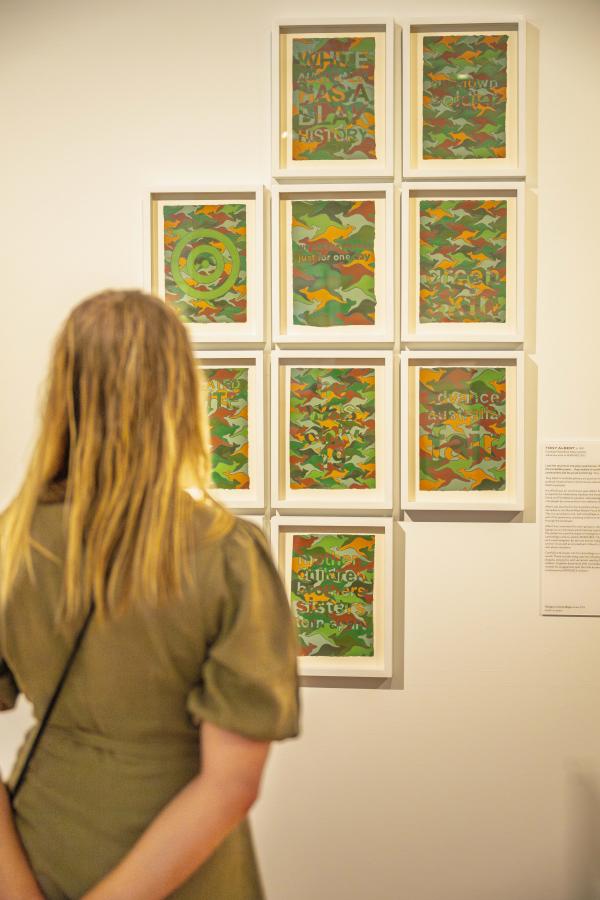 Art in Conflict exhibition. Image courtesy Gosford Regional Gallery. Photograph: Michael Wolfe
