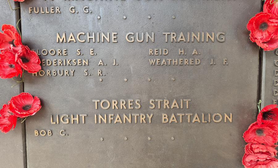 Amended name Charlie Bob on the Roll of Honour