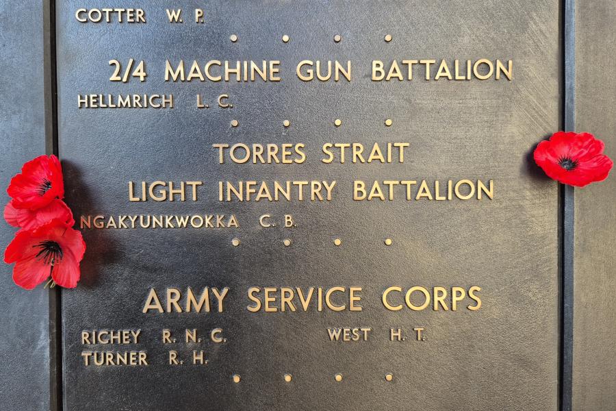 Charlie Bob Ngakyunkwokka named on the Roll of Honour