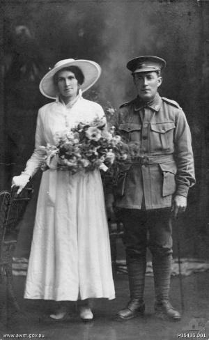 Private Francis Joseph Mackey & wife