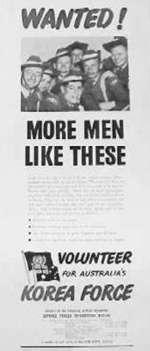 K Force recruiting poster: "Wanted - More men like these"