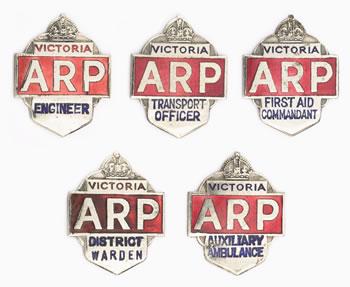 ARP lapel badges
