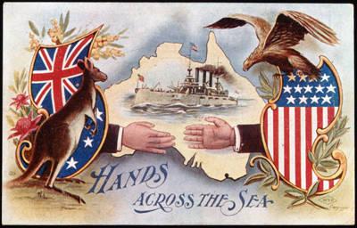 Souvenir of the Great White Fleet visit to Australia, 1908