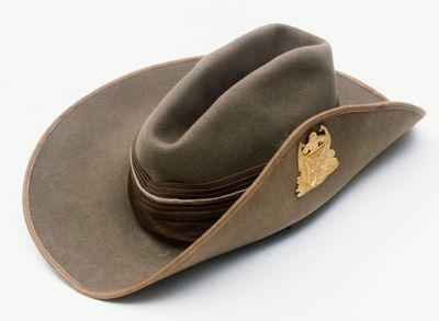 Colonel Mackay's hat.