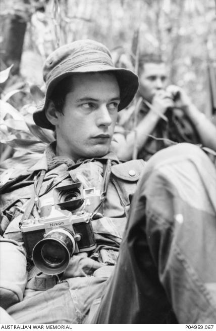 "Portrait of Tim Page in South Vietnam by an unknown photographer P04959.067"