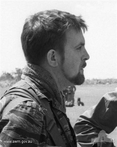 Portrait of Denis Gibbons in South Vietnam by an unknown photographer