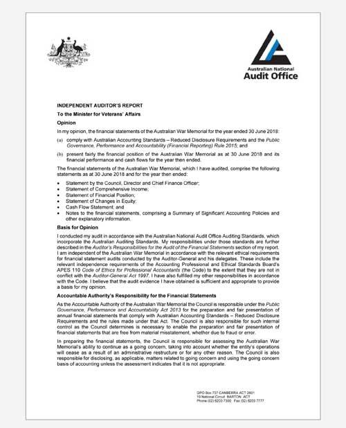 ANNUAL FINANCIAL STATEMENTS