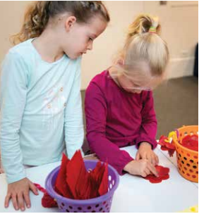 children making poppies