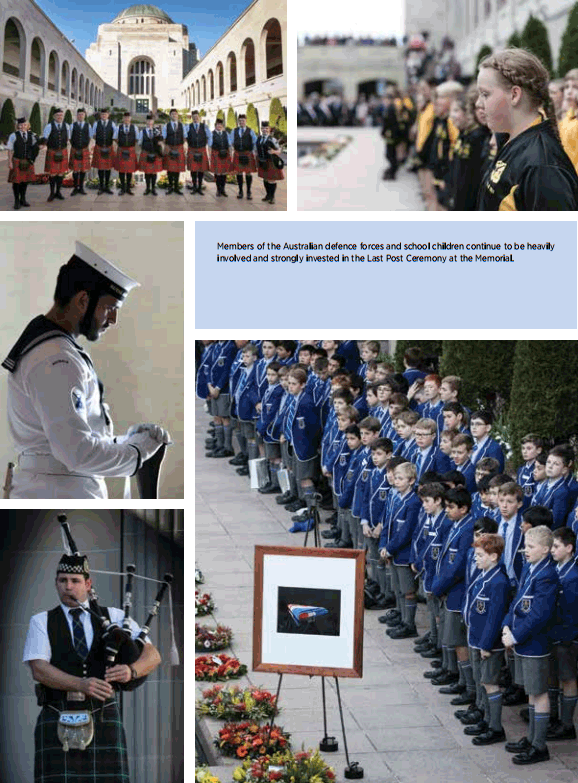 Members of the Defence Forces at the Last Post Ceremony